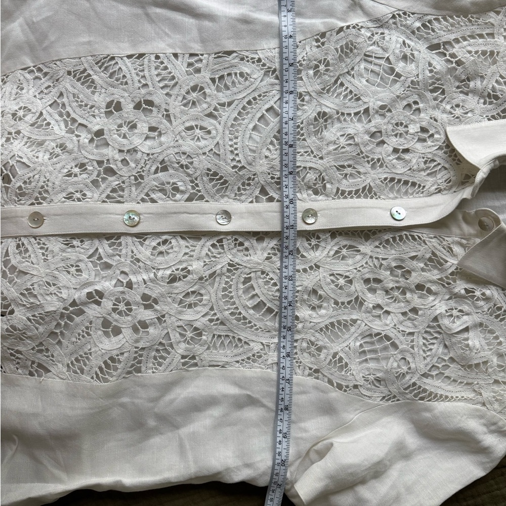 Jessica Howard Ivory Blouse with Crochet Lace Detail & Dress Set - Picture 13 of 16